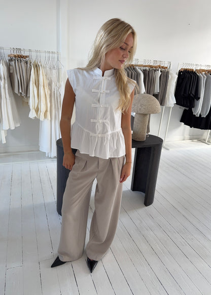 Classic-MAGDA Pants - Grå