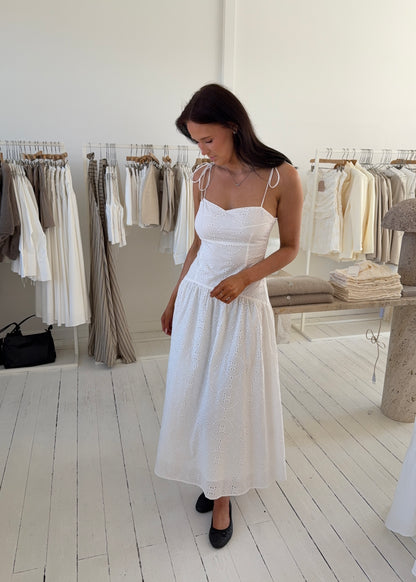 DAGMAR DRESS - Hvid