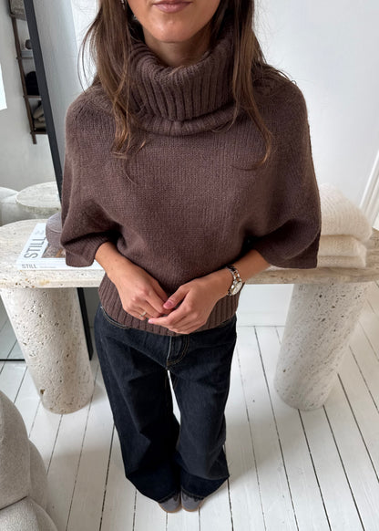STELLA SWEATER - Brun