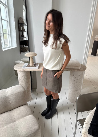 ALBA SKIRT - Brun