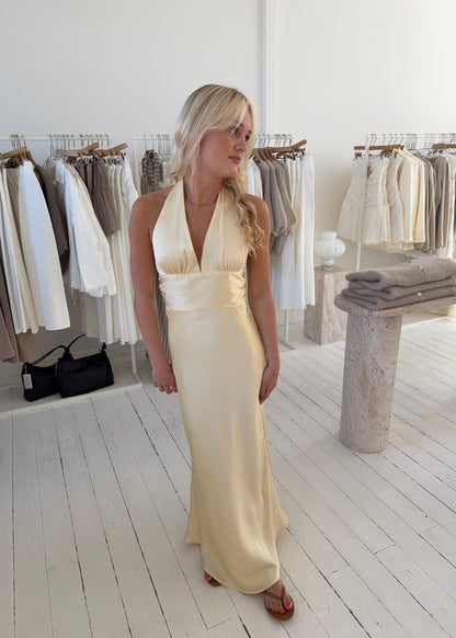 RONJA DRESS - Gul