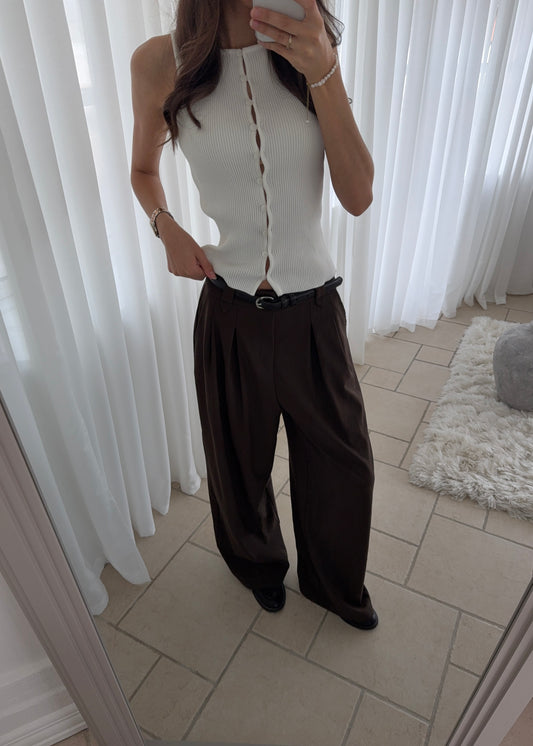 AGNES HABIT BUKSER - Brun