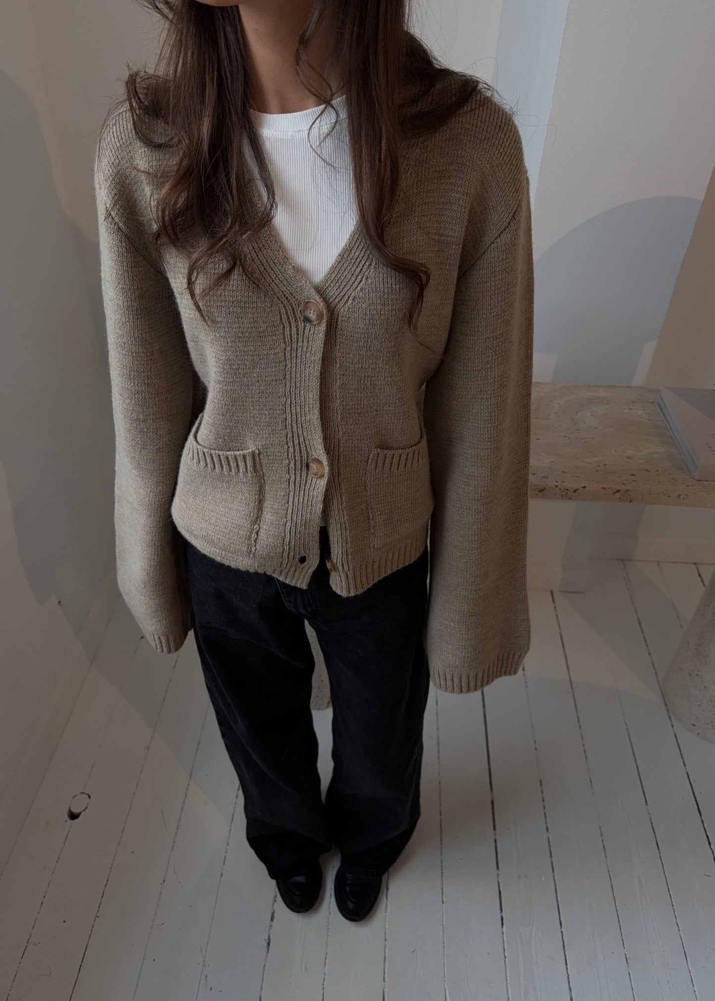 Elma-MAGDA Cardigan - Beige