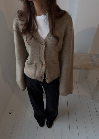 Elma-MAGDA Cardigan - Beige