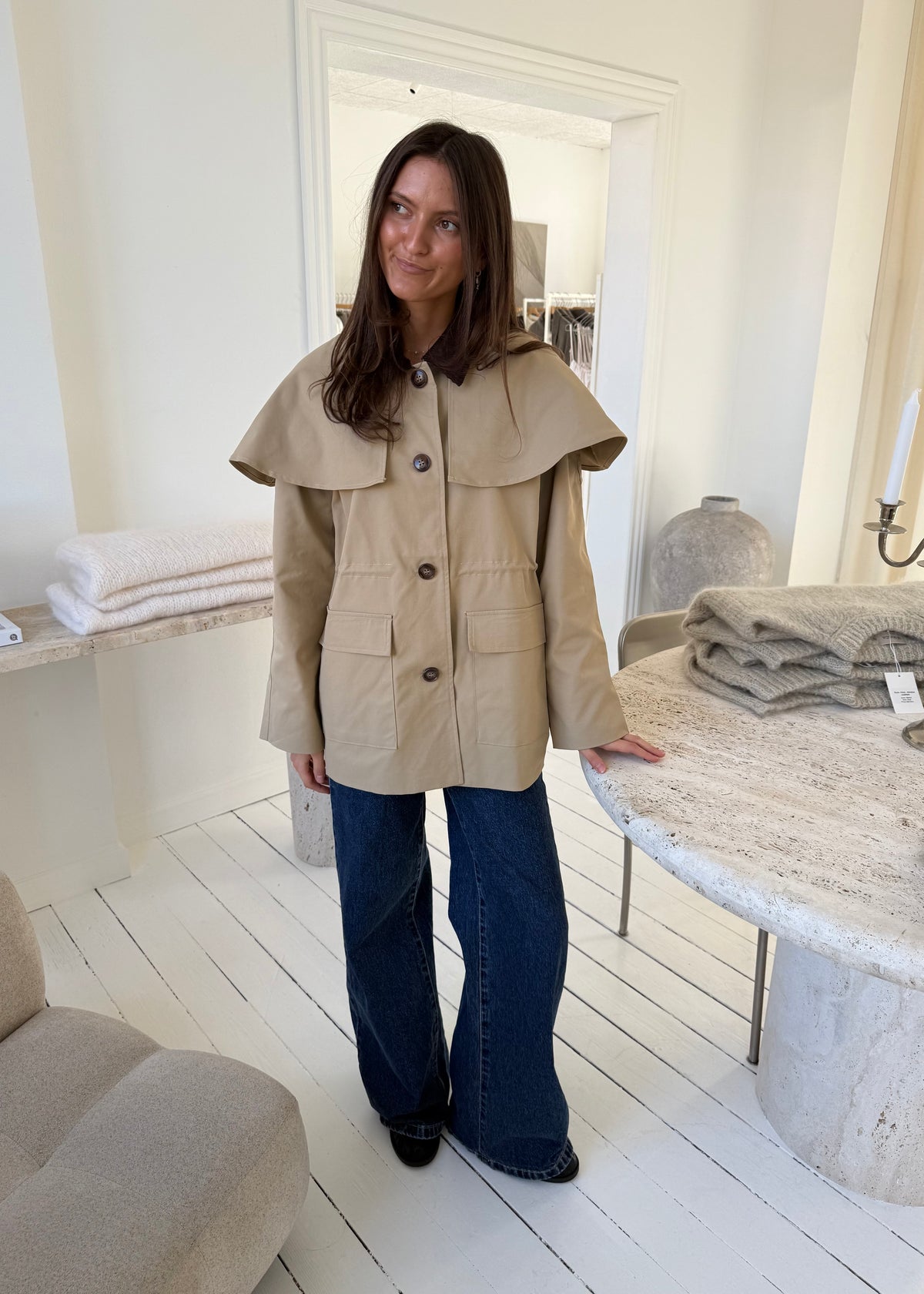 VIOLETTE JAKKE - Beige