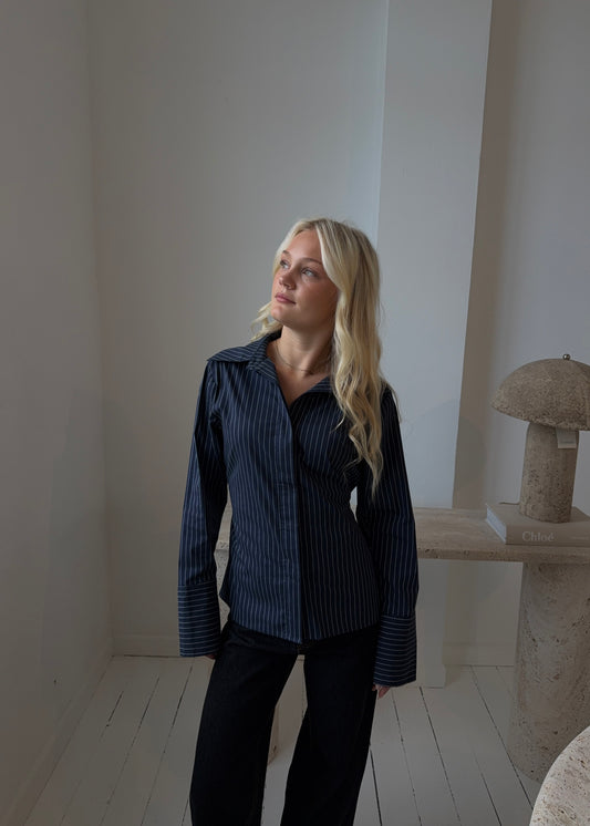 ROSA FITTED SHIRT - Navy