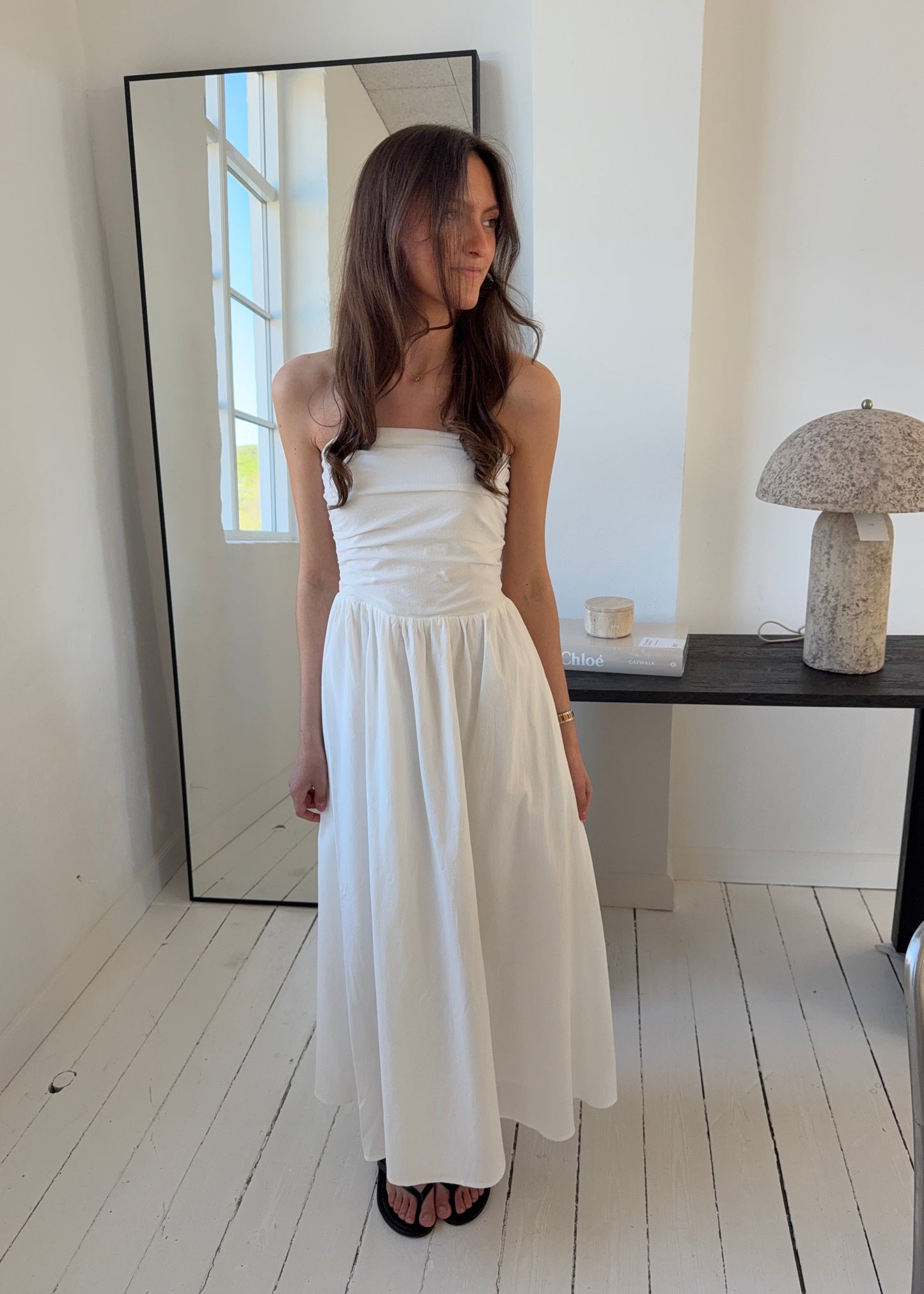 KATJA DRESS - Hvid