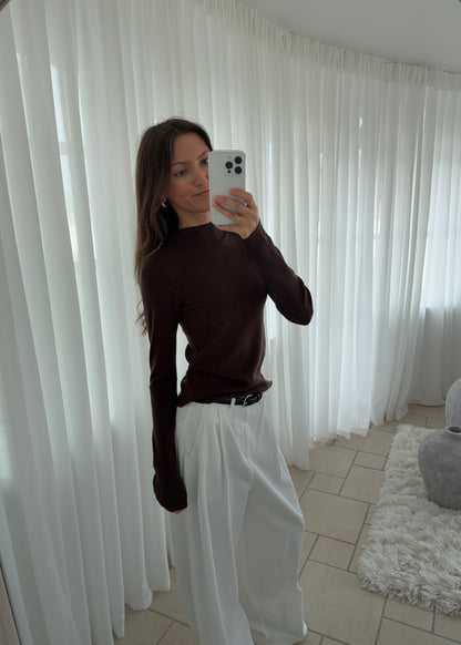 FANNY BLUSE - Brun
