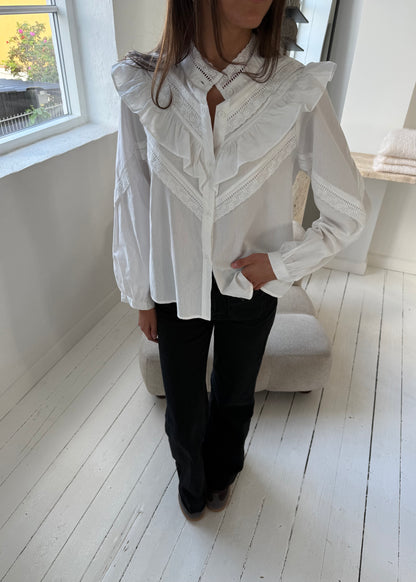 OTILIA SKJORTE - Hvid