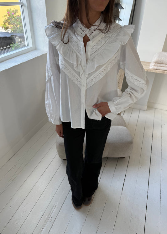 OTILIA SKJORTE - Hvid