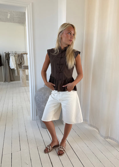 MYNTE TOP - Brun