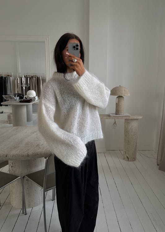 Kaia MOHAIR JUMPER - Hvid