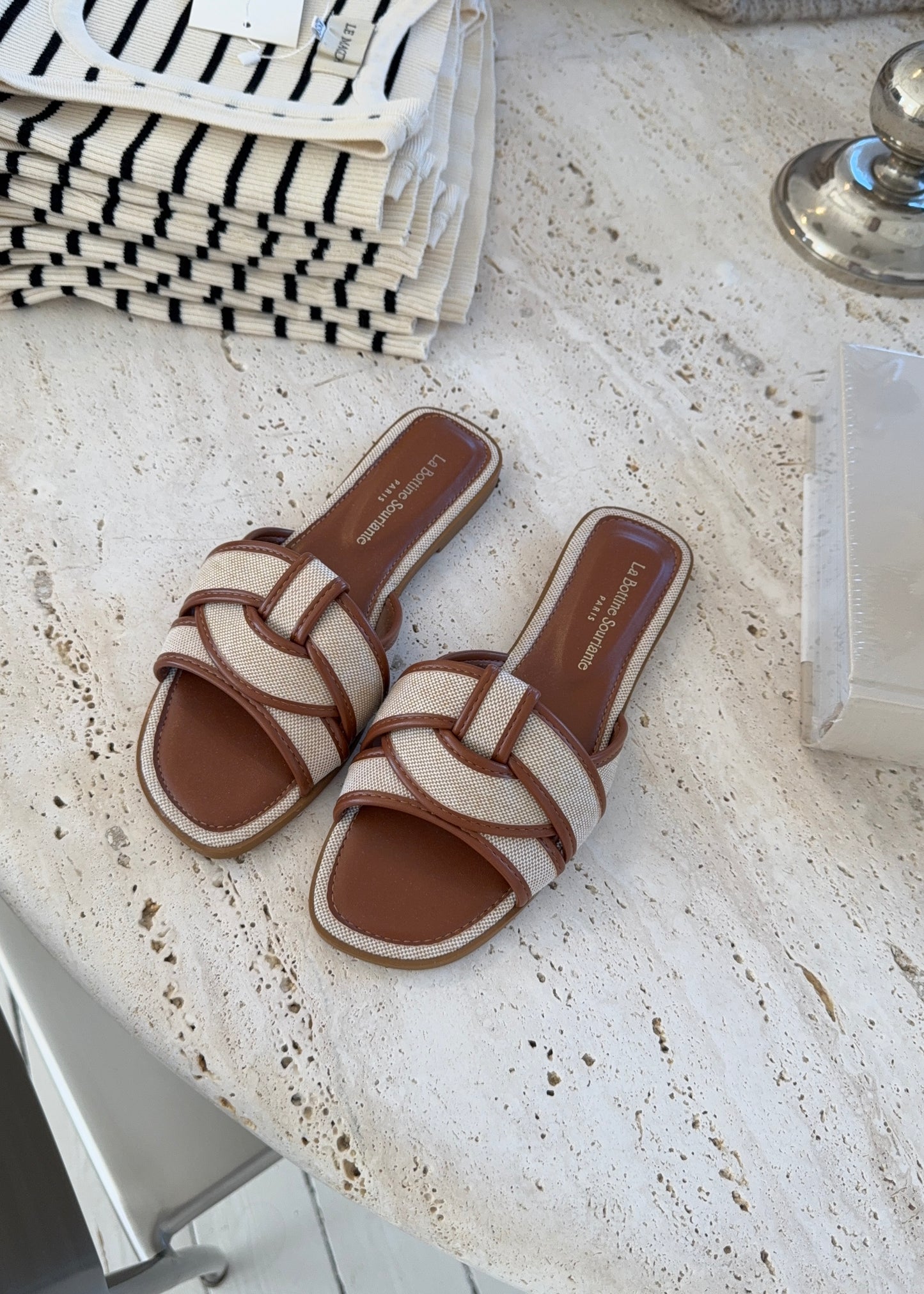 ELVA SANDALER - Camel