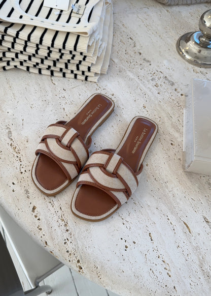 ELVA SANDALER - Camel