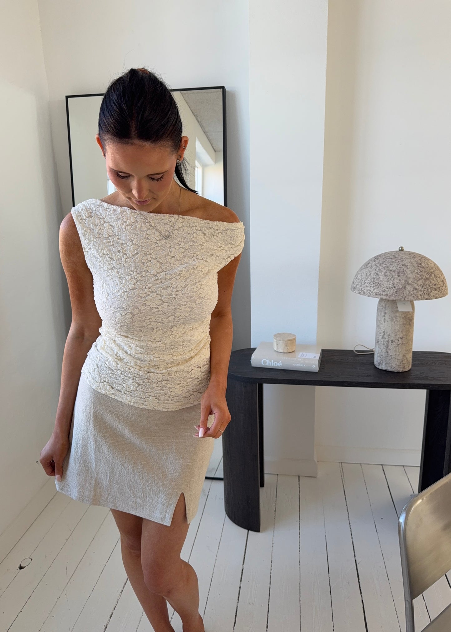 ANINE TOP - Cream