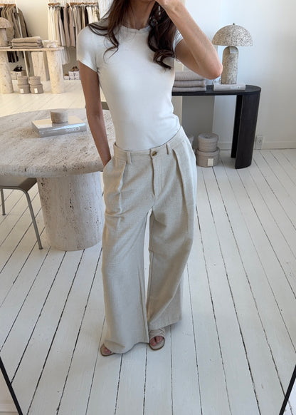 Spring-MAGDA Pants - Beige