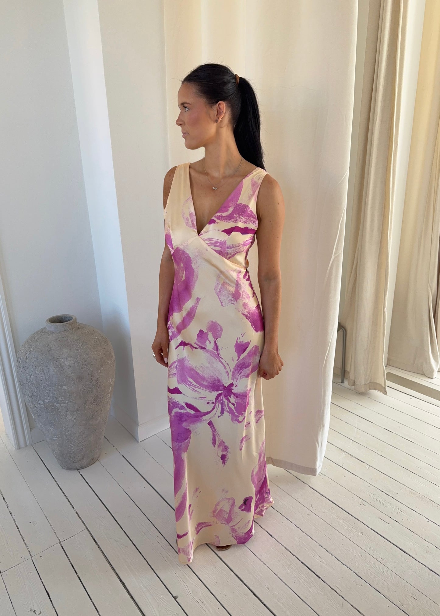 NOELLE MAXI DRESS - Gul