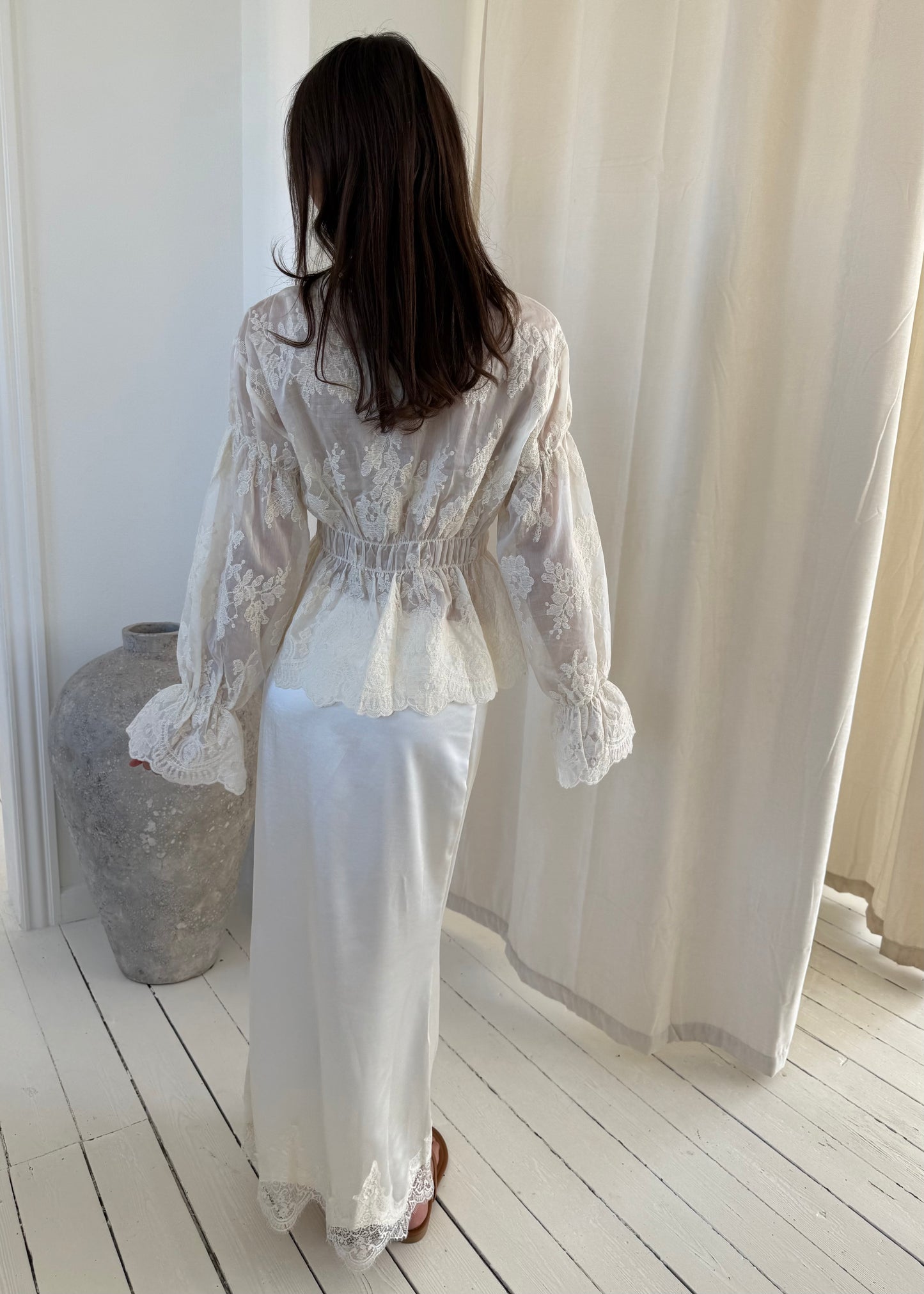 Elinor-MAGDA Maxi Skirt - Beige