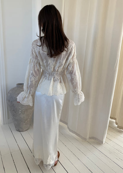 Elinor-MAGDA Maxi Skirt - Beige