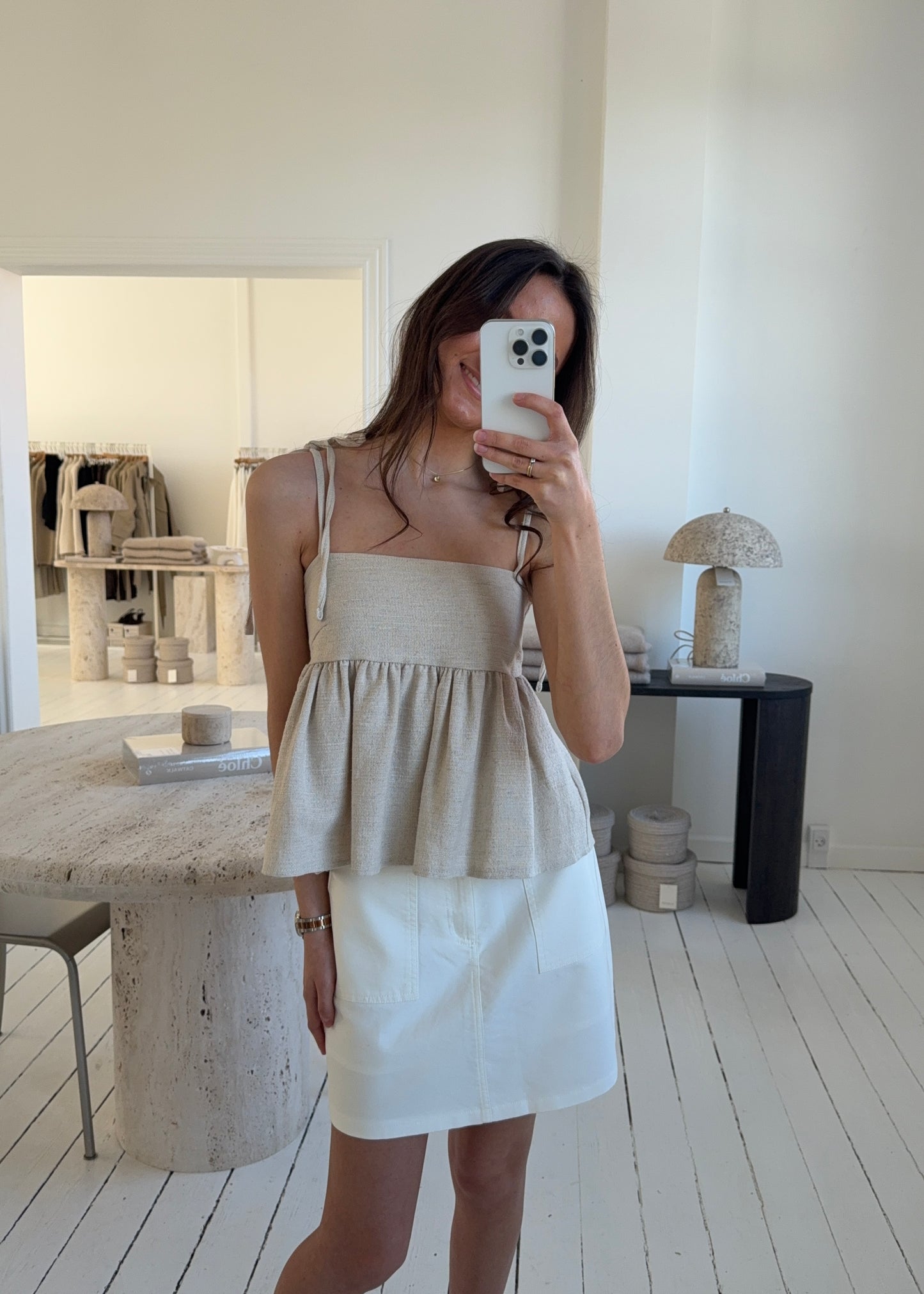 Mira-MAGDA Top - Beige