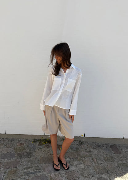 Summer-MAGDA Skjorte - Hvid
