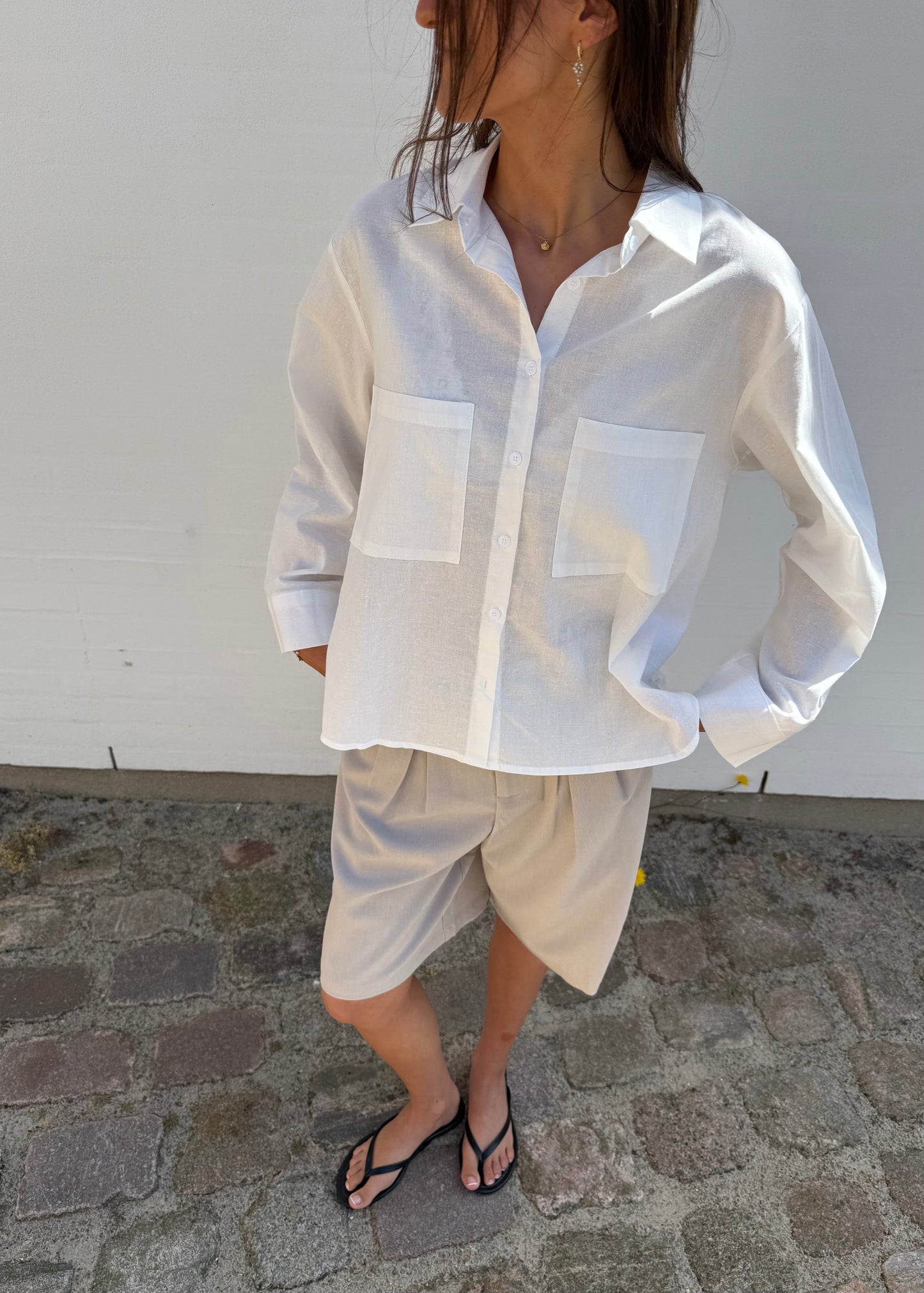Summer-MAGDA Skjorte - Hvid