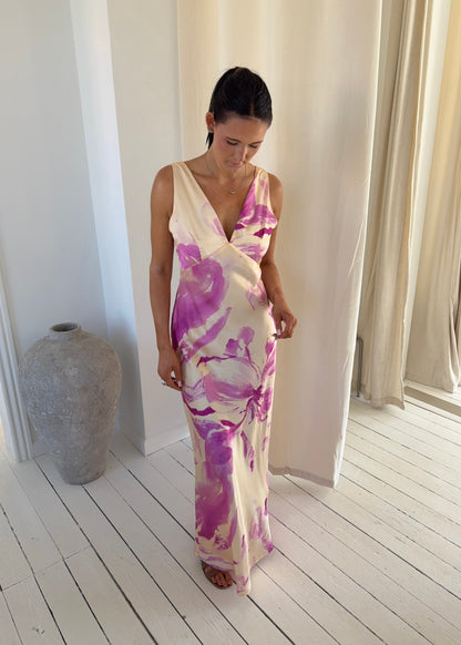 NOELLE MAXI DRESS - Gul