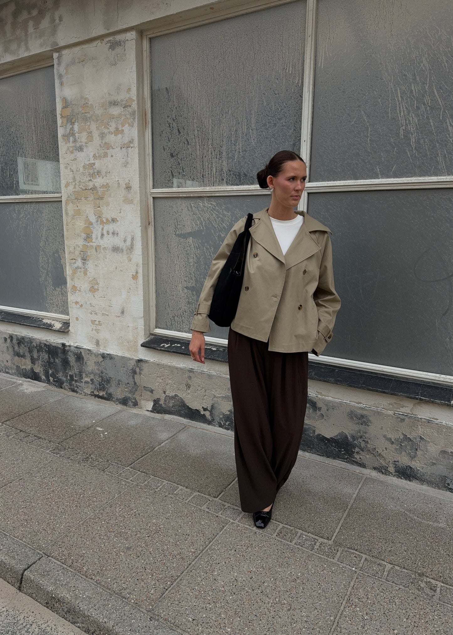 Short-MAGDA Trenchcoat - Beige