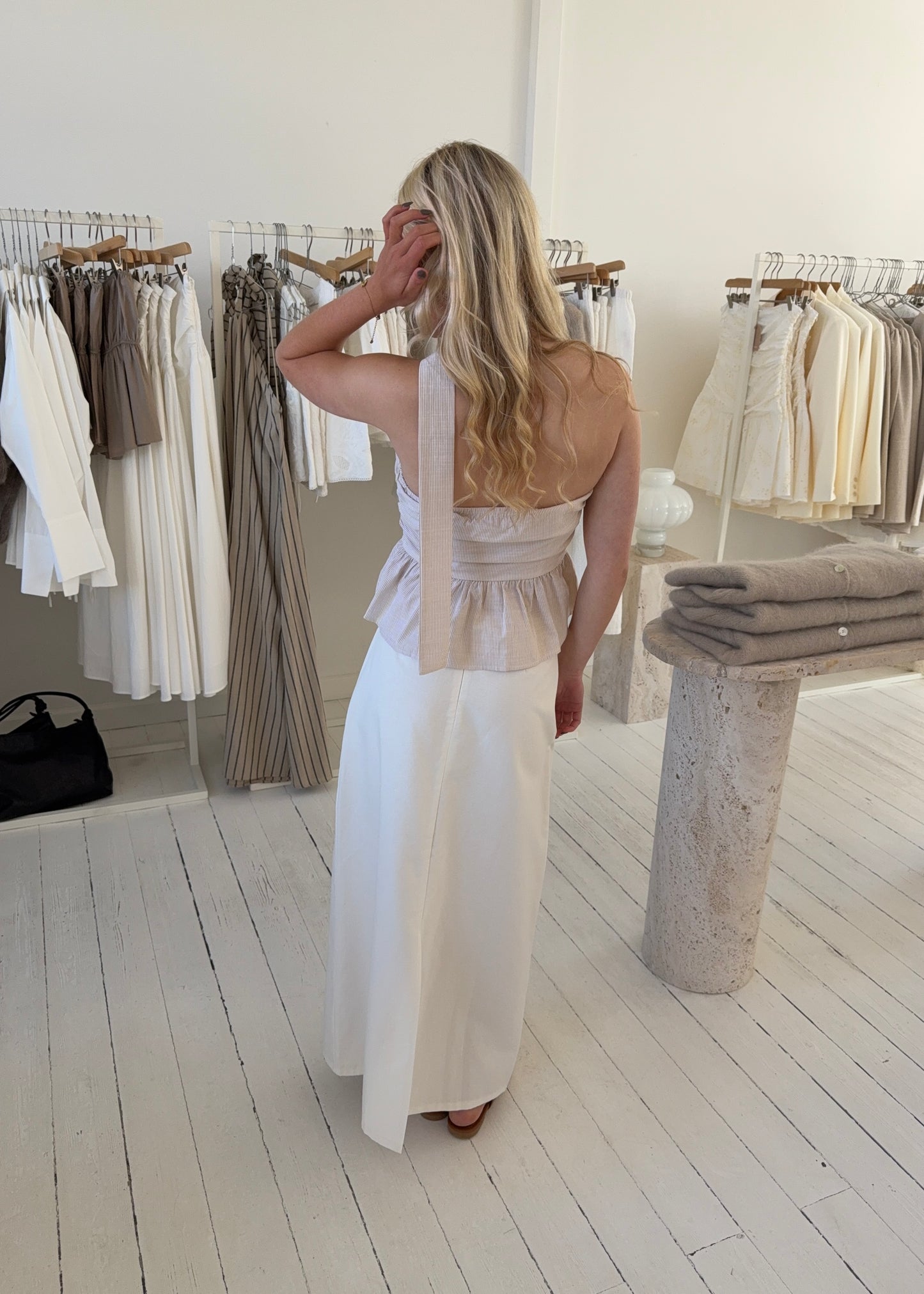 KARMEN SKIRT - Hvid