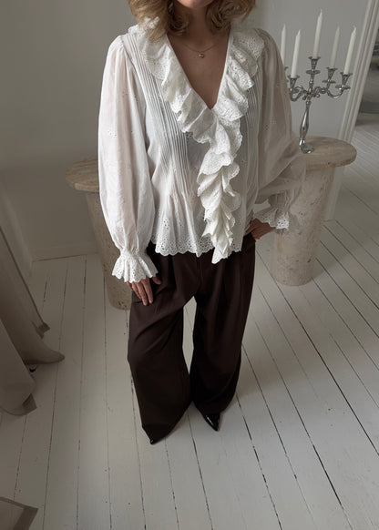 VANESSA SKJORTE - Hvid