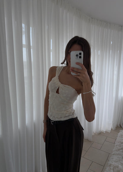 Rose-MAGDA Top- Cream