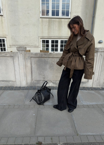 Short-MAGDA Trenchcoat - Brun