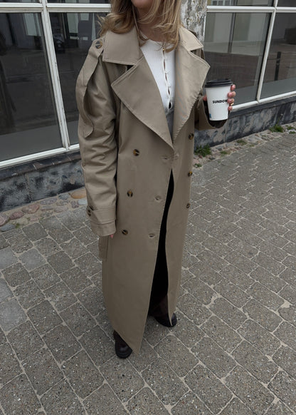 Long-MAGDA Trenchcoat - Beige