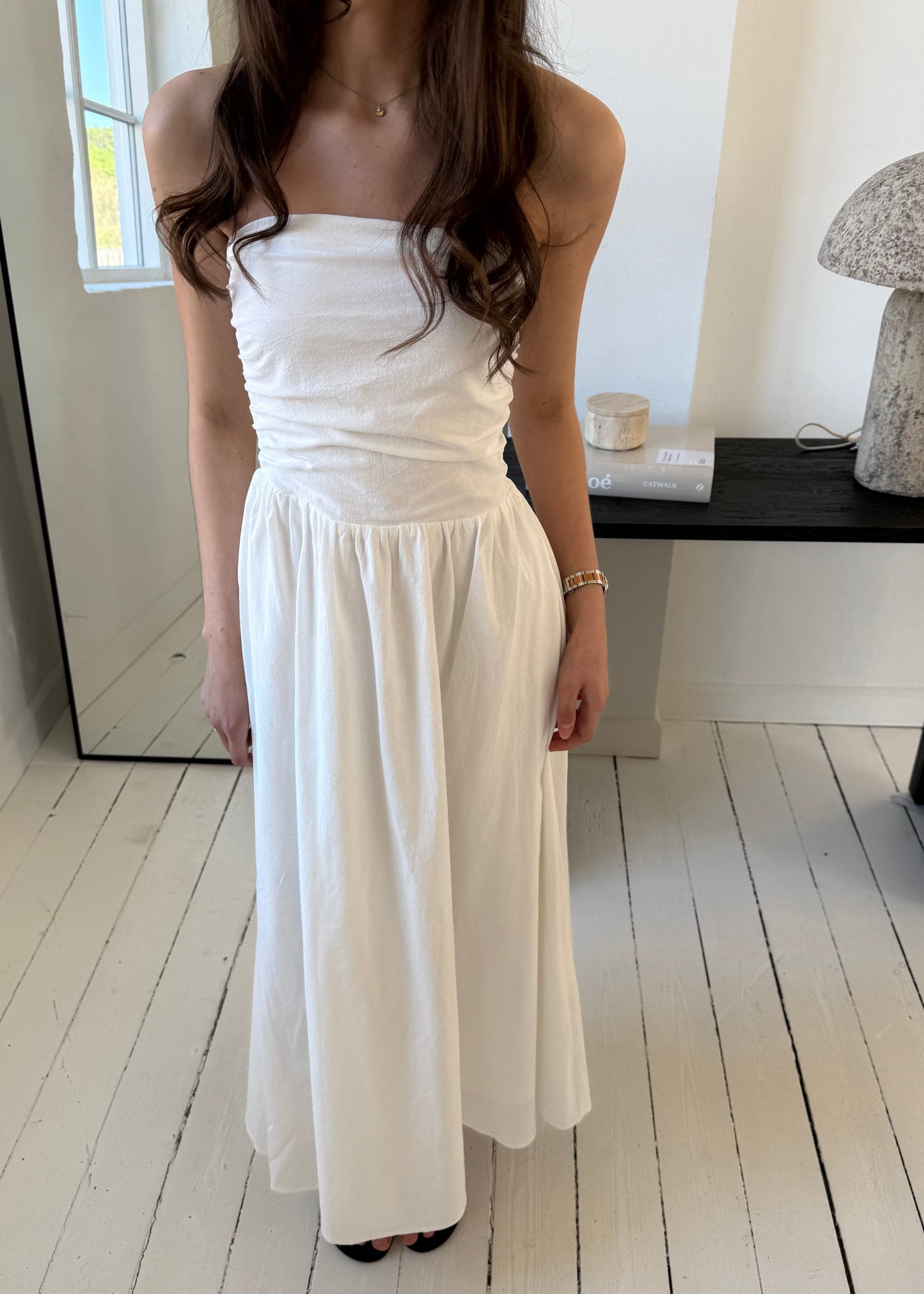 KATJA DRESS - Hvid