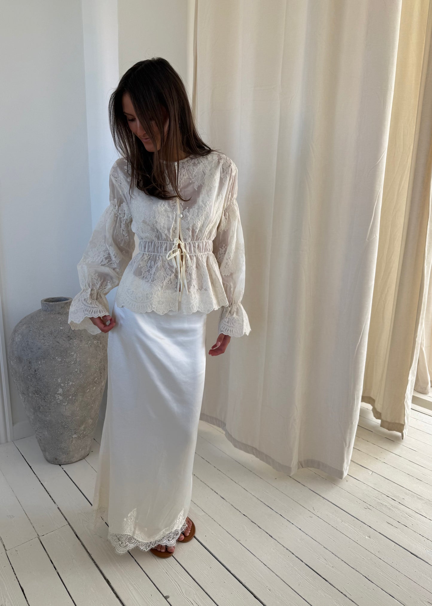 Elinor-MAGDA Maxi Skirt - Beige