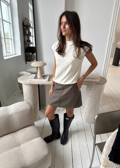 ALBA SKIRT - Brun
