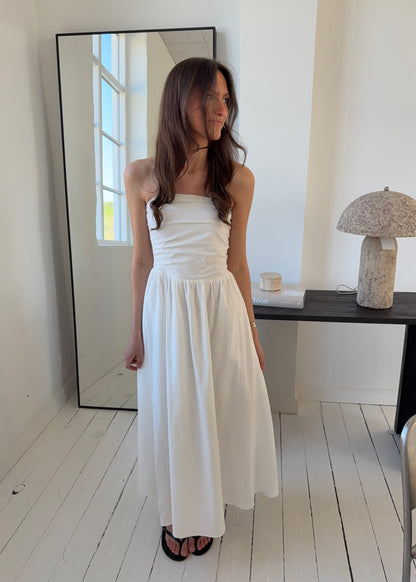 KATJA DRESS - Hvid