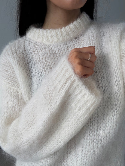 Kaia MOHAIR JUMPER - Hvid