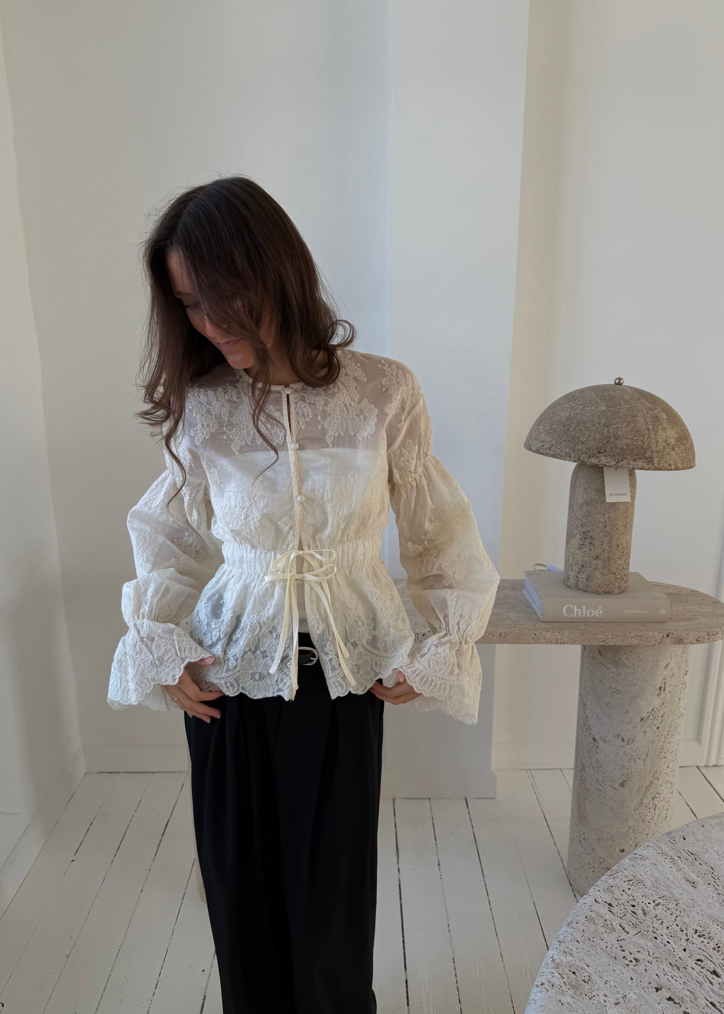 Hannah-MAGDA Skjorte - Råhvid