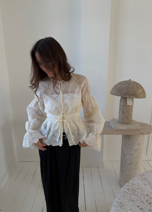 Hannah-MAGDA Skjorte - Råhvid