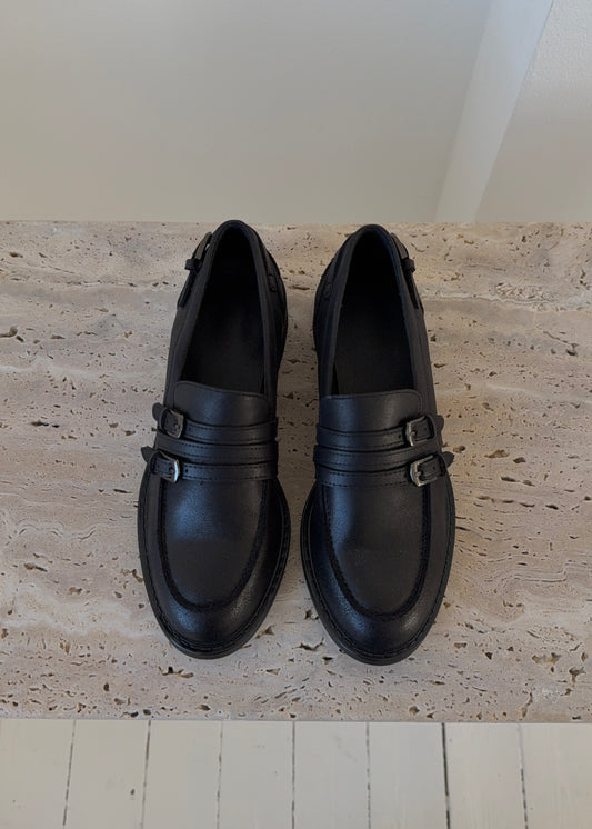 ANNE LOAFERS - Sort