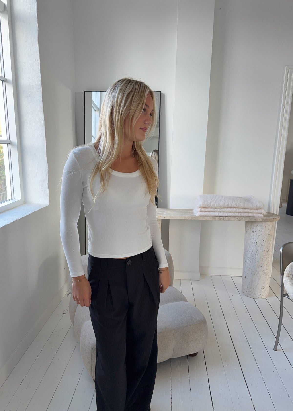 CLEO BLUSE - Hvid