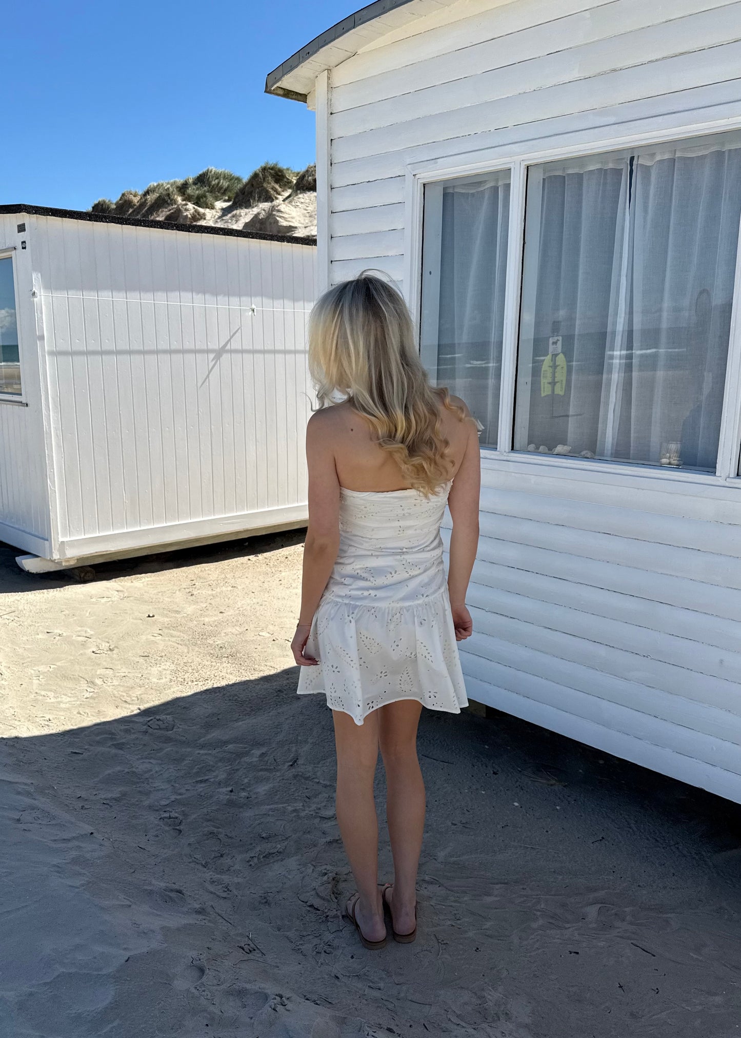 VALENTINA MINI DRESS - Cream