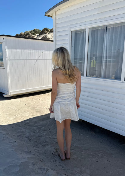 VALENTINA MINI DRESS - Cream