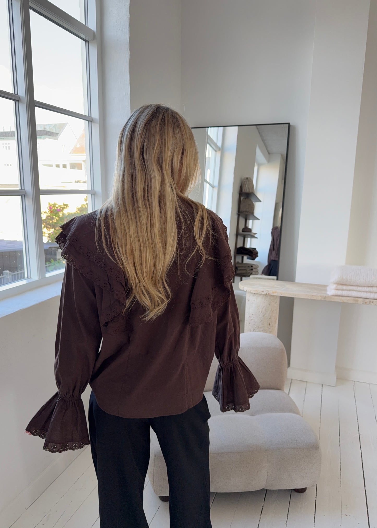 SIENNA SKJORTE - Brun