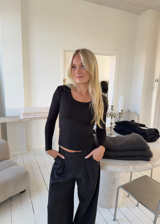 CLEO BLUSE - Sort