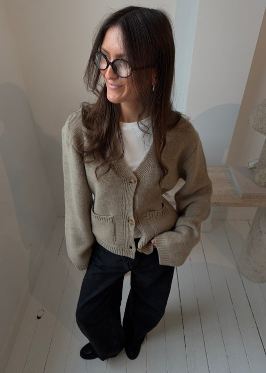 Elma-MAGDA Cardigan - Beige