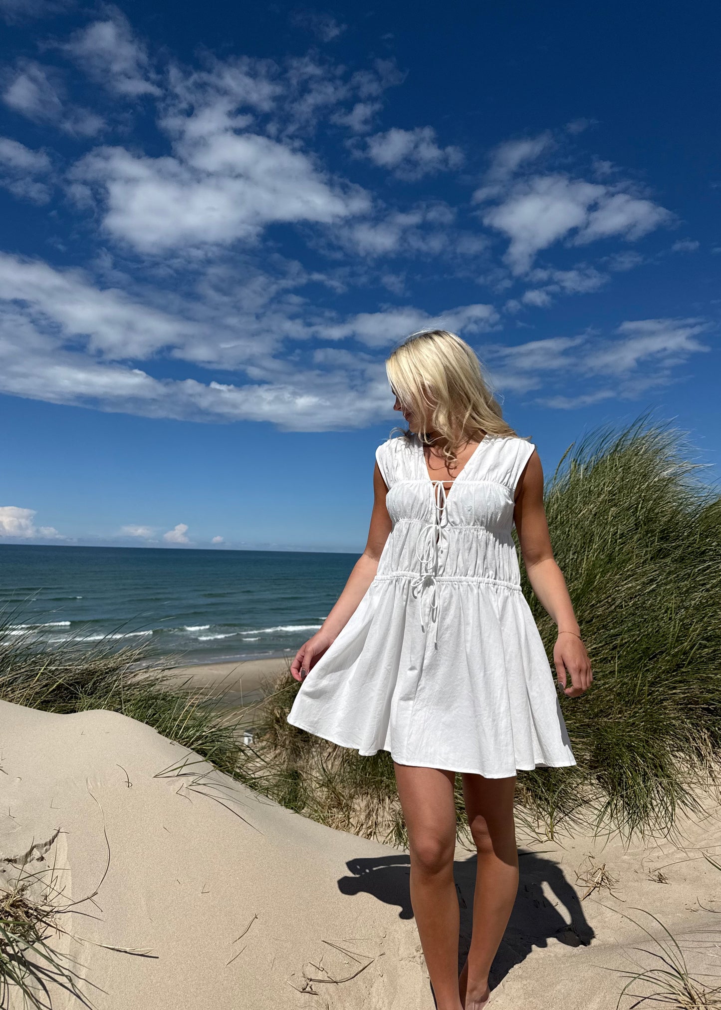 MADICKEN DRESS - Hvid