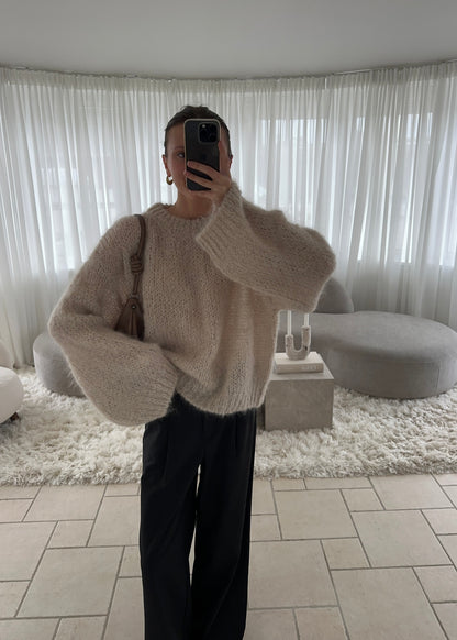 Kaia MOHAIR JUMPER - Beige