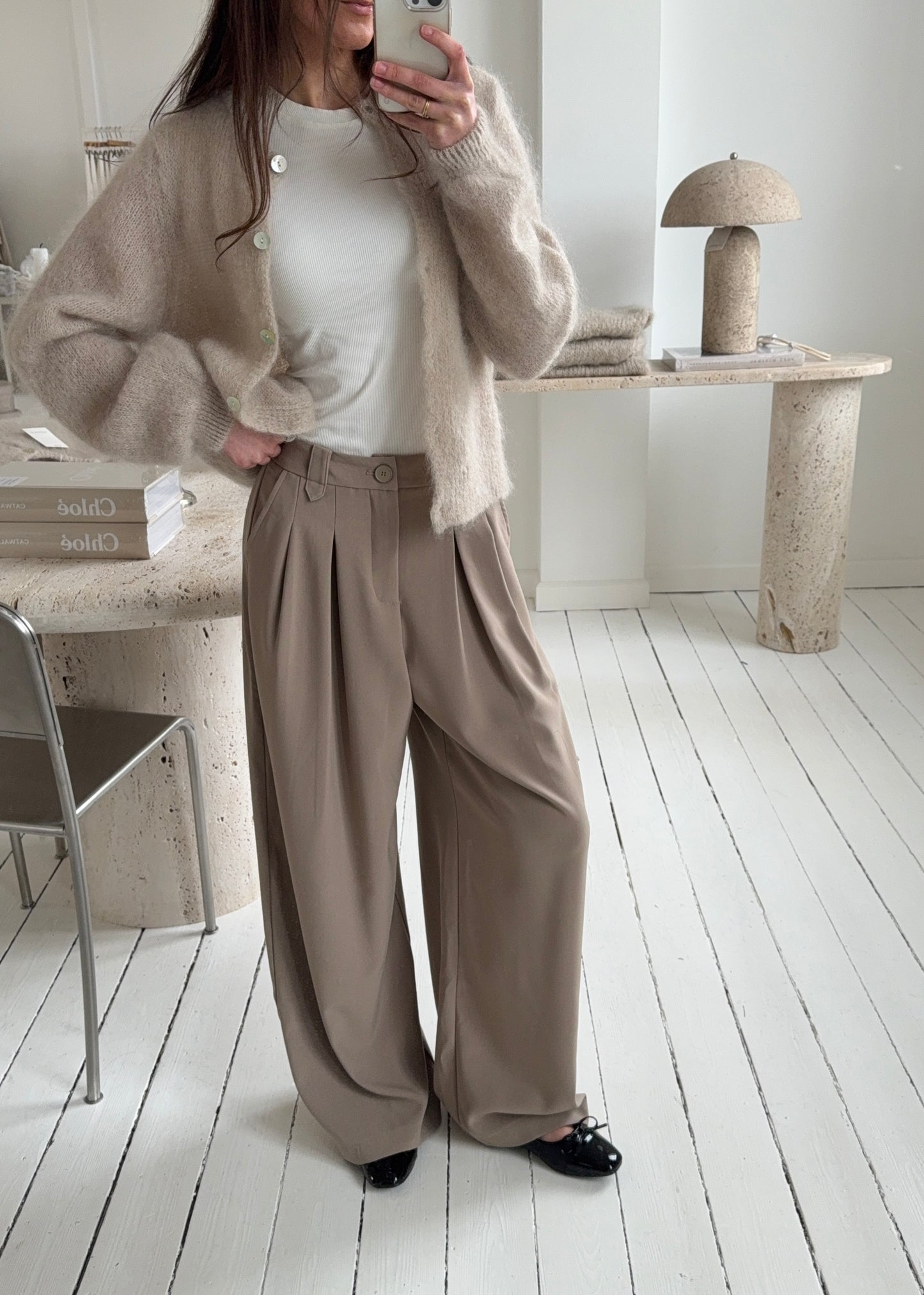 AGNES HABIT BUKSER - Beige